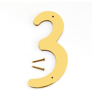 HY-KO - Solid Brass House Marker Number
